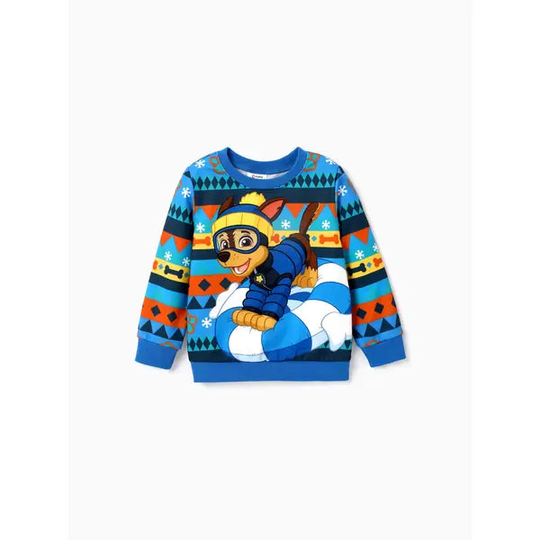 PATPAT PAW Patrol Toddler Girl/Boy Skye Chase Long-sleeve Pullover Sweatshirt Blue