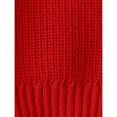 Baby Solid Long-sleeve Knitted Sweater Pullover Red