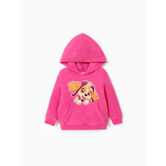 PATPAT PAW Patrol Toddler Boy/Girl Skye Chase Rubble Marshall Fleece Long-sleeve Hooded Sweatshirt Pink