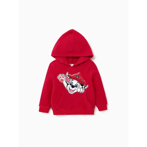 PATPAT PAW Patrol Toddler Boy/Girl Skye Chase Rubble Marshall Fleece Long-sleeve Hooded Sweatshirt Red