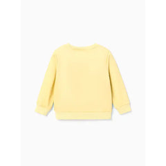 Patpat Disney Princess Toddler Girl Character Print Long-sleeve Sweatshirt Yellow