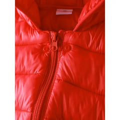 PATPAT Baby/Toddler Clothes 3D Ear Design Hooded Cotton-Padded Jacket Red