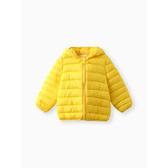 PATPAT Baby/Toddler Clothes 3D Ear Design Hooded Cotton-Padded Jacket Yellow