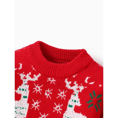 Patpat Kid Boy/Girl Childlike Christmas Sweater red