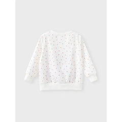 PATPAT Toddler Girl Bear Style Childlike Sweatshirt White