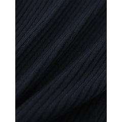 Patpat Toddler Boy/Girl Turtleneck Textured Black
