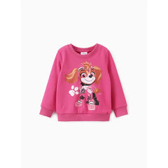 PATPAT Paw Patrol Toddler Boys/Girls 2pcs Glow in the Dark Sweatshirt and Pants Set pink