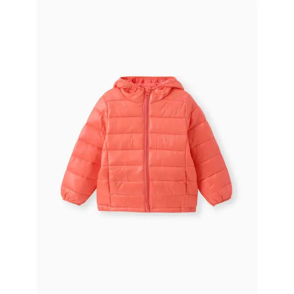 PATPAT Kid Boy/Kid Girl Hooded Cotton-Padded Jacket Orange