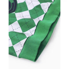 PATPAT Harry Potter Kid Girl/Boy 1pc Plaid Badge Hoodie green