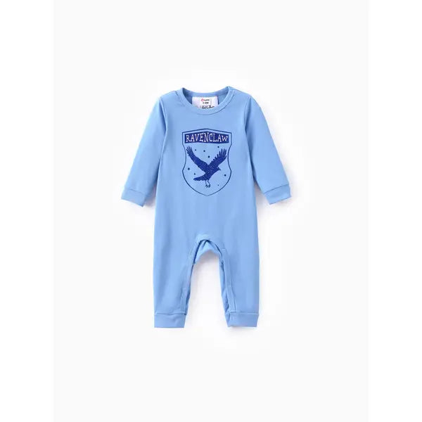 Patpat Harry Potter Baby Boy/Girl 1pc Long-sleeve Cotton Jumpsuit Blue