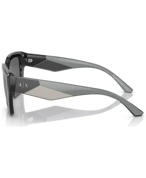 Armani AX4125SU54-X 54MM Women's Sunglasses, Shiny-Black