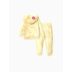 Patpat Disney Princess Toddler/Kids Girl 2pcs Character Print Long-sleeve Top and Pants Set Yellow