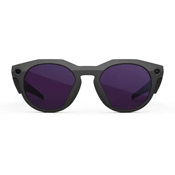 Oakley Meta HSTN Sunglasses (Size 51) - Black / Transitions Amethyst
