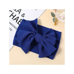 PATPAT Solid Bowknot Headband for Girls dark blue