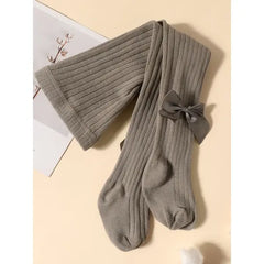 Baby / Toddler / Kid Solid Bowknot Stockings Cofee