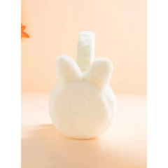PATPAT Toddler / Kid Winter Rabbit Earmuffs Warm Plush Foldable Outdoor Ear Warmers Ear Muffs white