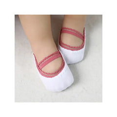 PATPAT Baby / Toddler Stylish Solid Lace Trim Socks White