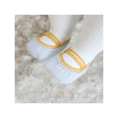 PATPAT Baby / Toddler Stylish Solid Lace Trim Socks Light gray