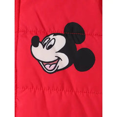 Patpat Disney Mickey and Friends Baby/Toddler Girl 1pc Christmas Minnie Mouse Velvet Polka Dots Mesh Dresses