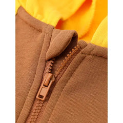PATPAT Disney Lion King Baby/Toddler Boy 1pc Cotton Character Pattern Hooded Jacket Brown