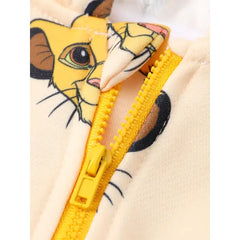 PATPAT Disney Lion King Baby/Toddler Boy 1pc Cotton Character Pattern Hooded Jacket Yellow