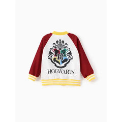 PATPAT Harry Potter Toddler/Kid Boy/Girl 1pc Owl/Logo Pattern Colorblock Jacket Red