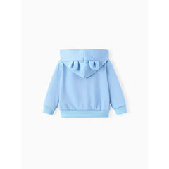 PATPAT The Smurfs Baby/Toddler Boy/Girl 1pc 3D Ears Character Pattern Zipper Hooded Jacket Blue