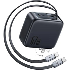Baseus 45–100W USB-C Retractable & 3-Port Fast Chargers, Foldable PD/PPS Adapter for iPhone, Galaxy, MacBook & iPad