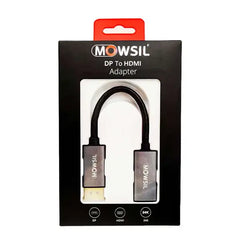 Mowsil DP to HDMI Adapter, Displayport Male to HDMI Female Converter Adapter