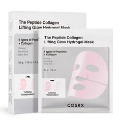 COSRX Advanced Snail Mucin Glass Glow Hydrogel Face Masks Skincare 3 EA