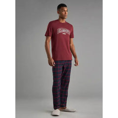 Printed Pyjama Set - Blue