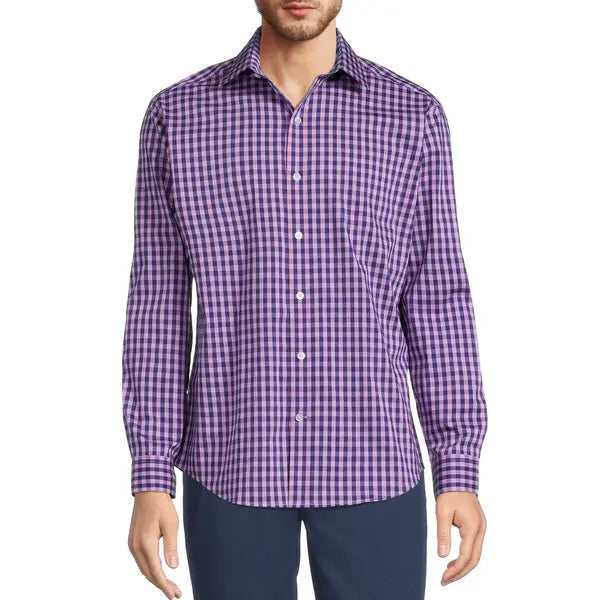 George Men's Classic Dress Shirt with Long Sleeves