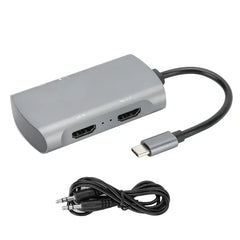 Z30A Audio Video Capture Card HDMI/F+MIC to HDMI/F+Audio+Type‑C/M Local Loop Out