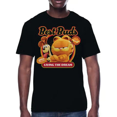 Garfield, Mens Apparel Graphic Crew Neck T-Shirt, Garf Odie