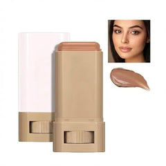 BANGFENG Beauty Balm Serum Enriched Skin Tint Stick Face Tint Balm Foundation with Serum Benefits, Buildable Hydrating Coverage, Moisturizing Concealer Stick for Glowing Skin & Flawless Finish
