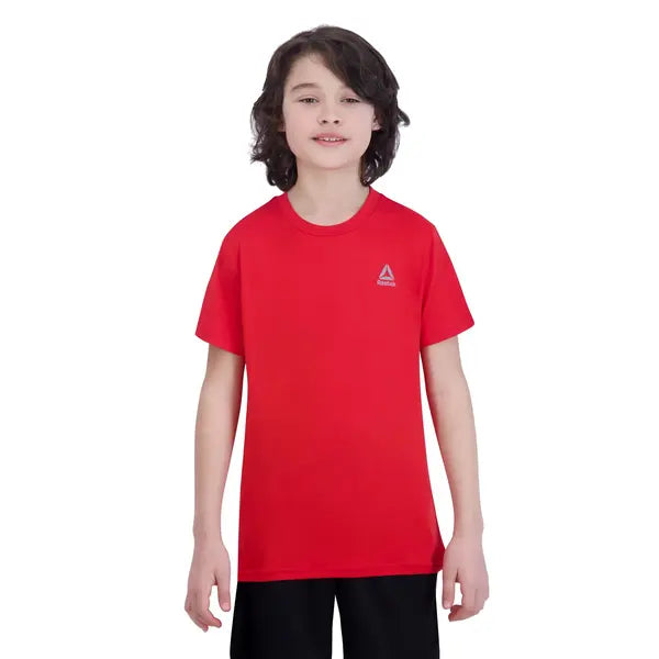 Reebok Boy's Delta Core Athletic Short Sleeve T-Shirt