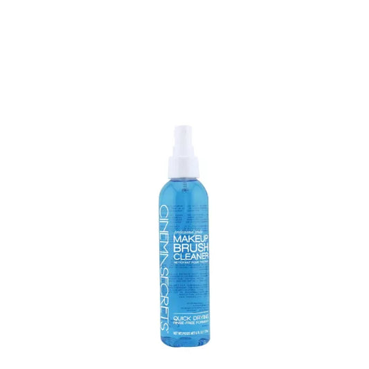 Cinema Secrets Original Blue Vanilla Makeup Brush Cleaner Spray - Professional Cleanser for Makeup Brushes - Quick-Drying, Rinse-Free Formula - Removes Stubborn Waterproof Make Up