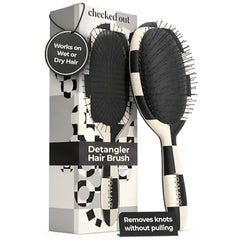 FRAMAR Chocolate Hair Brush Detangler, Wet Hair Brushes For Women
