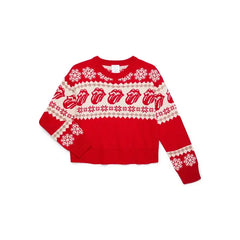 Barbie Girls Metallic Lurex Holiday Sweater