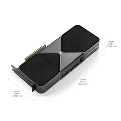 Nvidia GeForce RTX 5090 32GB GDDR7 Founders Edition Graphics Card (900-1G144-2530-000) - Dark Gun Metal