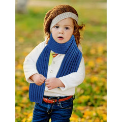 ZDWQFA 2-Pack Kids Winter Knit Scarves Warm Neck Warmers for Toddlers, Boys & Girls