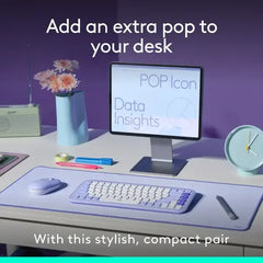 Logitech Pop Icon Wireless Keyboard & Mouse Combo