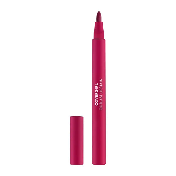 COVERGIRL Outlast, Lipstain, Smooth Application, Precise Pen-Like Tip, Transfer-Proof, Satin Stained Finish, Vegan Formula