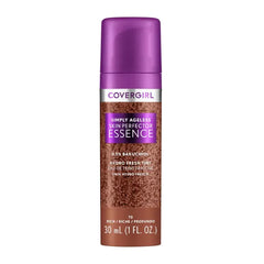 Covergirl Simply Ageless Skin Perfector Essence Foundation, Tinted Skincare Makeup Hybrid, Sheer Tint, Radiant Finish, Glowy Finish, Vegan Formula