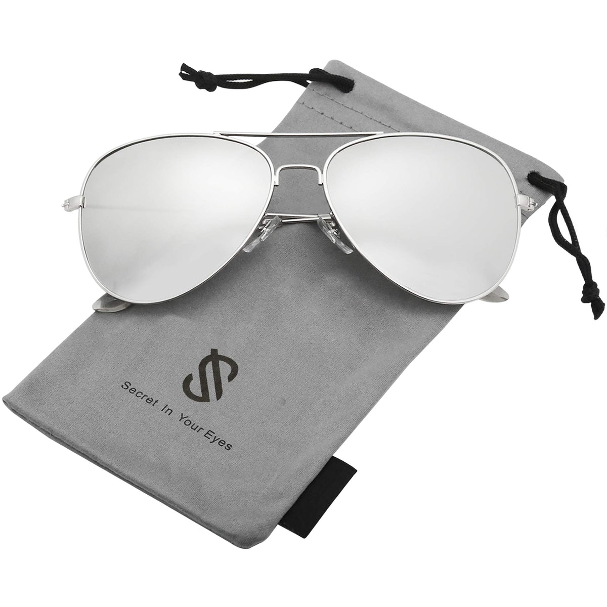 SOJOS Classic Aviator Polarized Sunglasses Mirrored UV400 Lens SJ1054