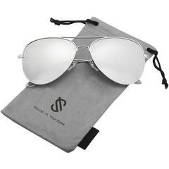 SOJOS Classic Aviator Polarized Sunglasses Mirrored UV400 Lens SJ1054
