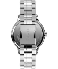 Timex 45 mm Chicago Watch - Stainless Steel/Blue/Silver-Tone