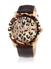 Guess Temptress for Women - Analog Leather Band Watch - W0455L3