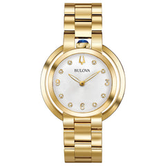 Bulova Women's Rubiayat - 96P184 - Yellow Gold