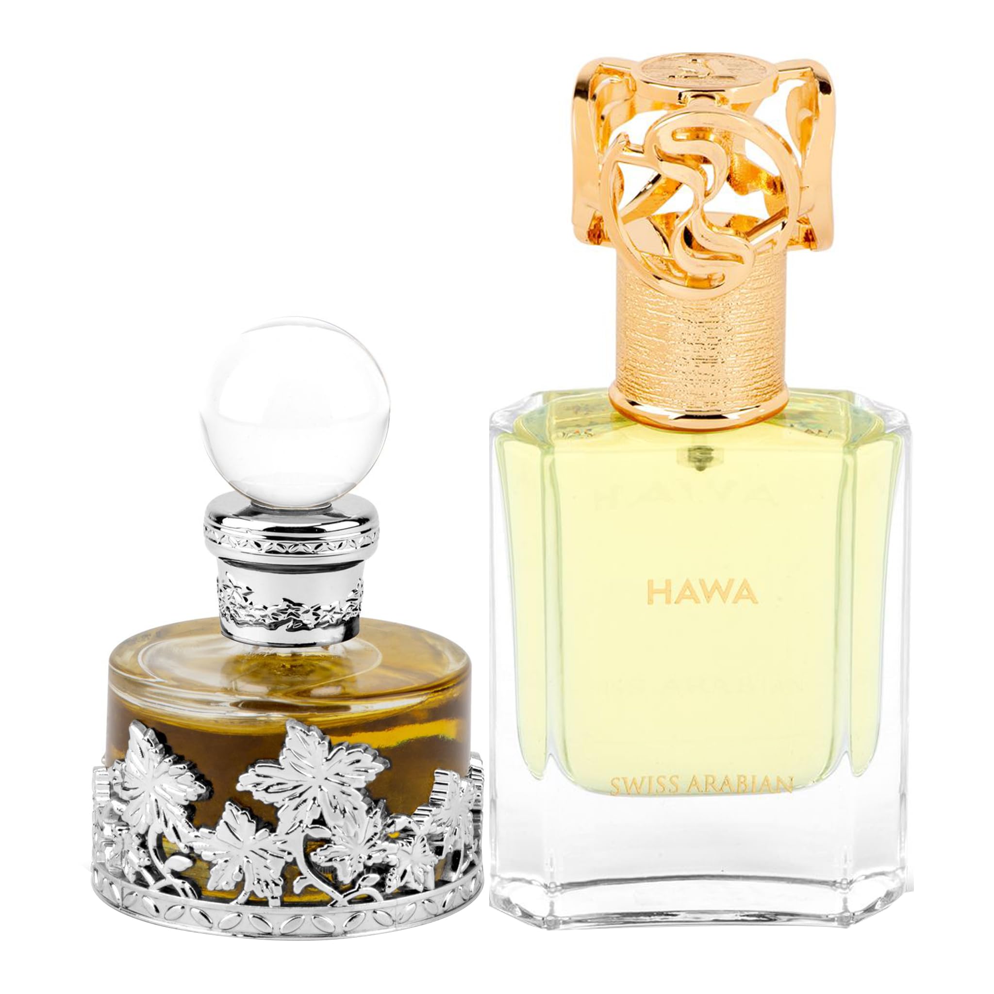 Swiss Arabian Hawa 50ml EDP + Rose Malaki 12ml CPO